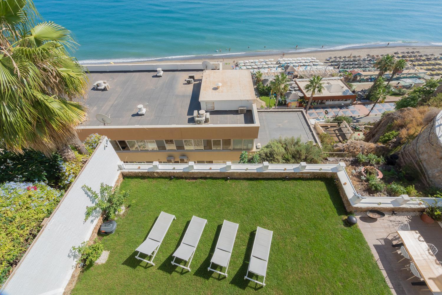 Private 250Sqm Garden Duplex, Jacuzzi, Cinema, Sea View Escape Apartment Torremolinos Luaran gambar