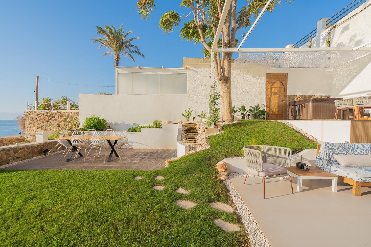 Private 250Sqm Garden Duplex, Jacuzzi, Cinema, Sea View Escape Apartment Torremolinos Luaran gambar