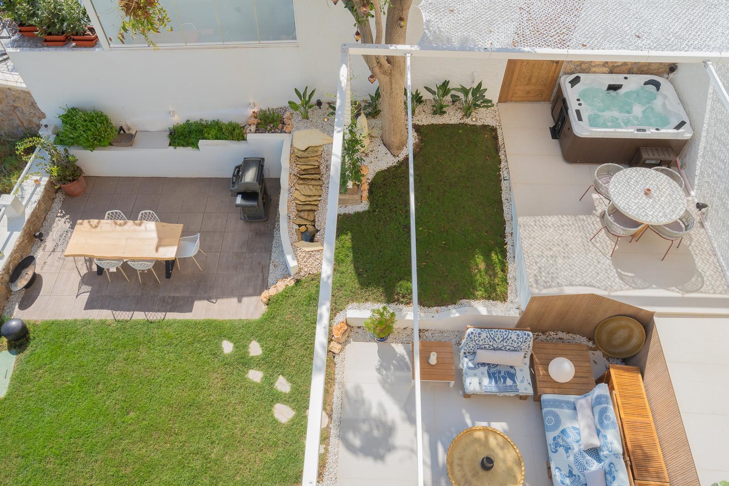 Private 250Sqm Garden Duplex, Jacuzzi, Cinema, Sea View Escape Apartment Torremolinos Luaran gambar